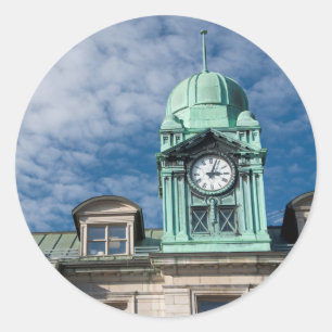 Sticker Rond Canada, Québec, Québec. Administration portuaire