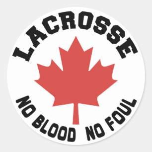 Sticker Rond Canadien de lacrosse du Canada