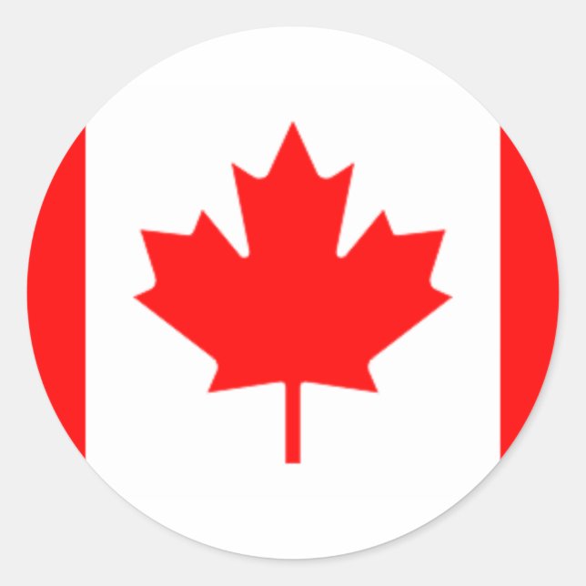 Sticker Rond Canadienne (Devant)
