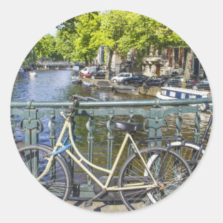 Sticker Rond canal d'Amsterdam