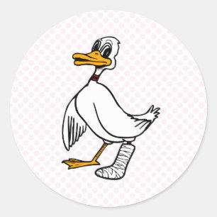 Sticker Rond Canard