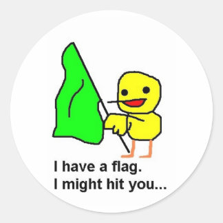 Sticker Rond Canard de Colorguard