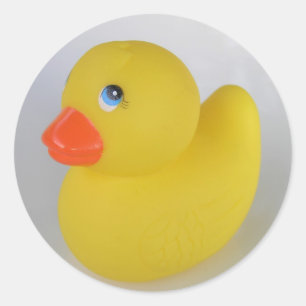 Sticker Rond Canard en caoutchouc