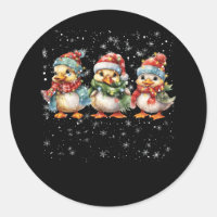 Canard Santa Hat Feux de Noël Oie Silencieuse Joye