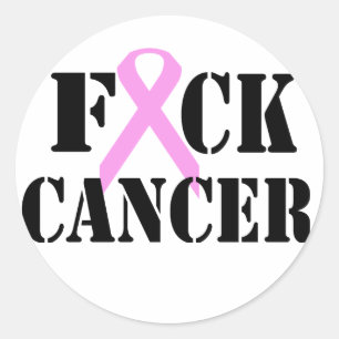 Sticker Rond Cancer de la F*CK