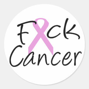 Sticker Rond Cancer de la F*CK
