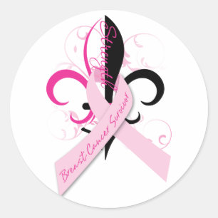 Sticker Rond cancer de la fleur