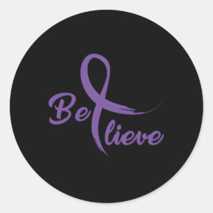 Sticker Rond Cancer de la pancréatique Lutte contre le cancer R