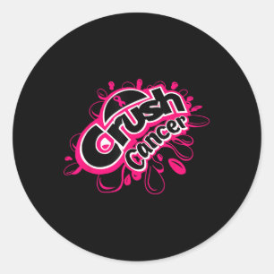 Sticker Rond Cancer de la peau Sensibilisation au cancer du sei