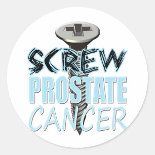 Sticker Rond Cancer de la prostate