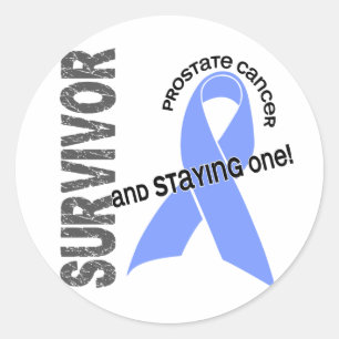 Sticker Rond Cancer de la prostate Survivant 1