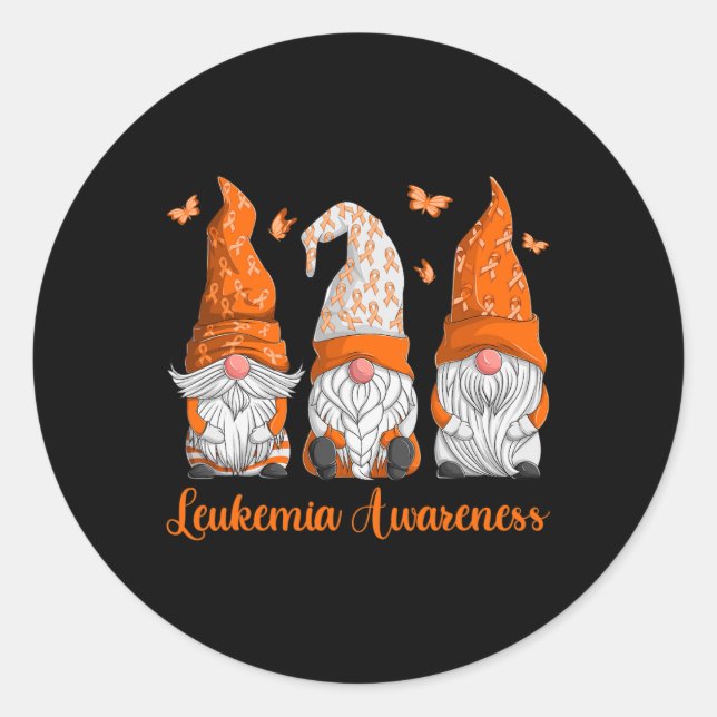 Sticker Rond Cancer Du Sang Pour Les Enfants (Devant)