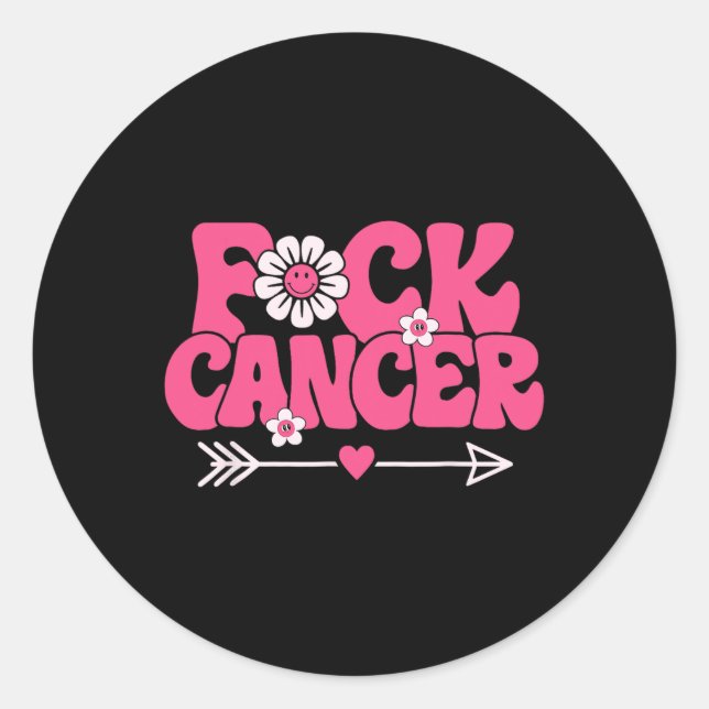 Sticker Rond Cancer super (Devant)