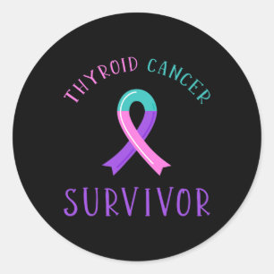 Sticker Rond Cancer Survivant 2