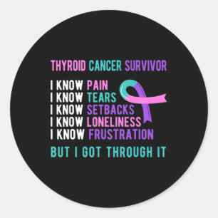 Sticker Rond Cancer Survivant 4