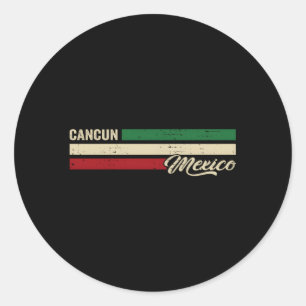 Sticker Rond Cancun Mexique