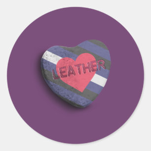 STICKER ROND CANDY FIERTE EN CUIR