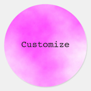 Sticker Rond Candy floss - Modèle