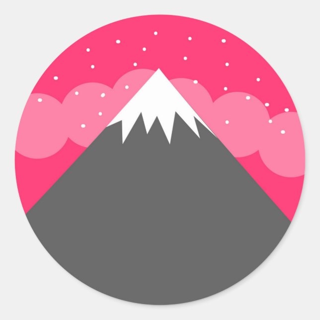 Sticker Rond Candy Sky (Devant)