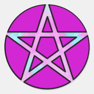 Sticker Rond Candygram Pastel Pentagram