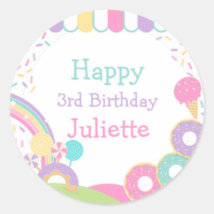 Sticker Rond Candyland