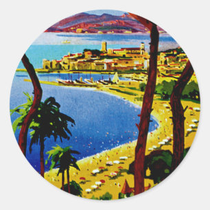 Sticker Rond Cannes ~ Côte d'Azur