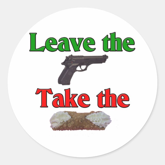 Sticker Rond Cannoli (Devant)