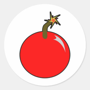 Sticker Rond Cannonball Round Shot Bomb Cannon Ball Pirate