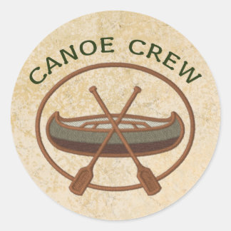 Sticker Rond Canoë-kayak