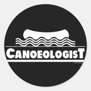 Sticker Rond Canoéologue