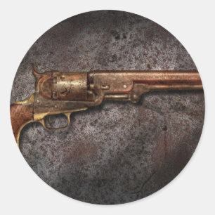Sticker Rond Canon - Modèle 1851 - 36 Caliber Revolver