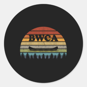 Sticker Rond Canot Bwca Minnesota