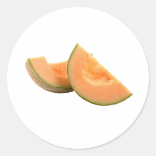 Sticker Rond Cantaloup