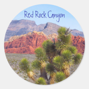 Sticker Rond Canyon de Red Rock