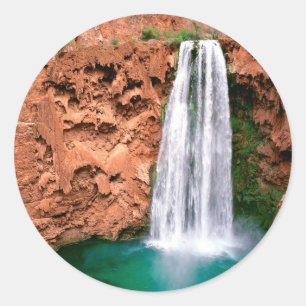 Sticker Rond Canyon grand Arizona de Havasupai Mooni de cascade