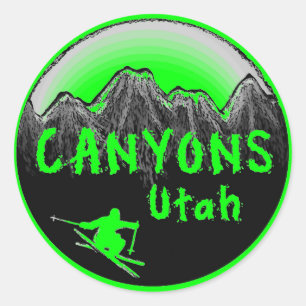 Sticker Rond Canyons Utah