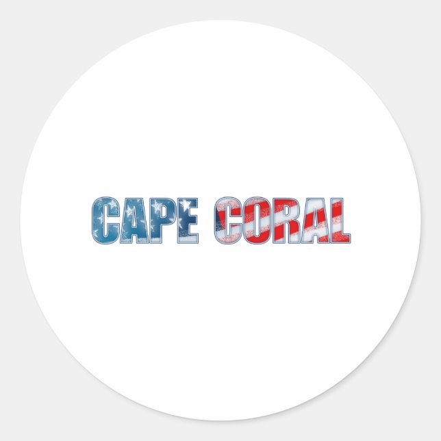 Sticker Rond Cap Coral (Devant)