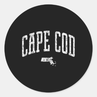 Sticker Rond Cape Cod Massachusetts City