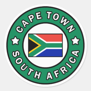 Sticker Rond Cape Town Afrique du Sud