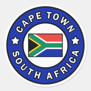 Sticker Rond Cape Town Afrique du Sud