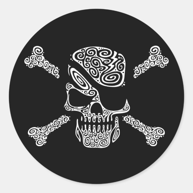 Sticker Rond Capitaine Curly (Devant)