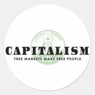 Sticker Rond Capitalisme