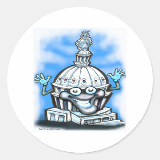 Sticker Rond Capitol Hill