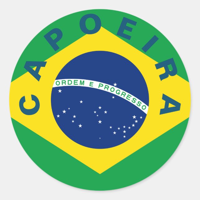 Sticker Rond Capoeira (Devant)