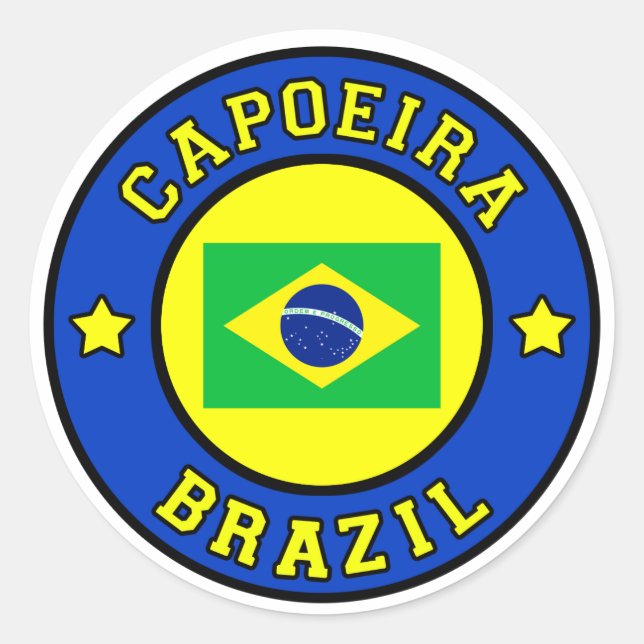 Sticker Rond Capoeira (Devant)