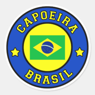 Sticker Rond Capoeira Brasil