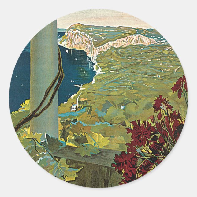 Sticker Rond Capri (Devant)