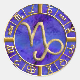 Sticker Rond Capricorne