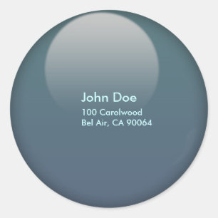 Sticker Rond Capteurs d'enveloppe à bouton Jelly