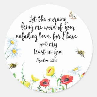 Sticker Rond Car j'ai mis ma confiance en toi